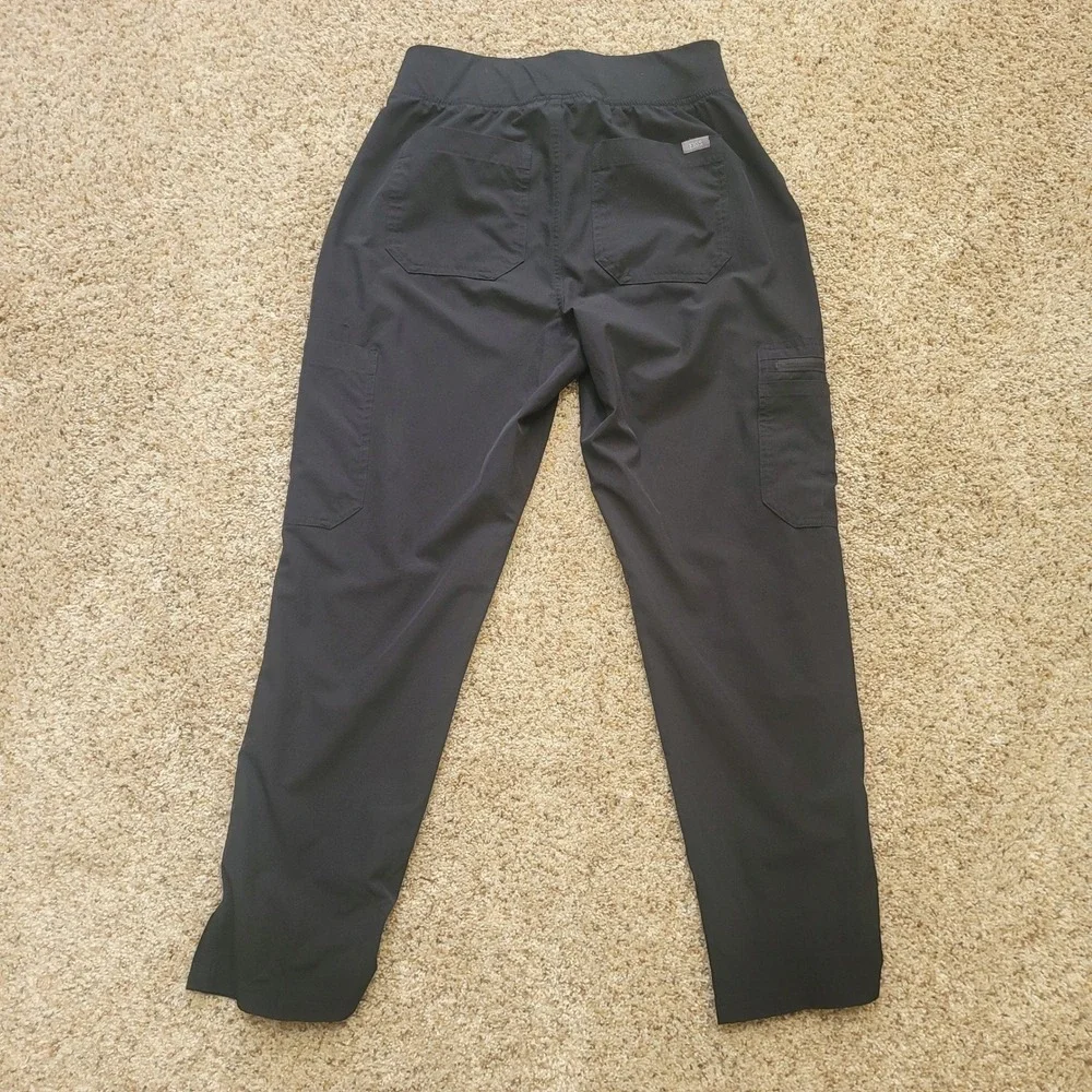 FIGS Technical‎ Collection Black Scrub Pants Womens Small  W23SW2007P